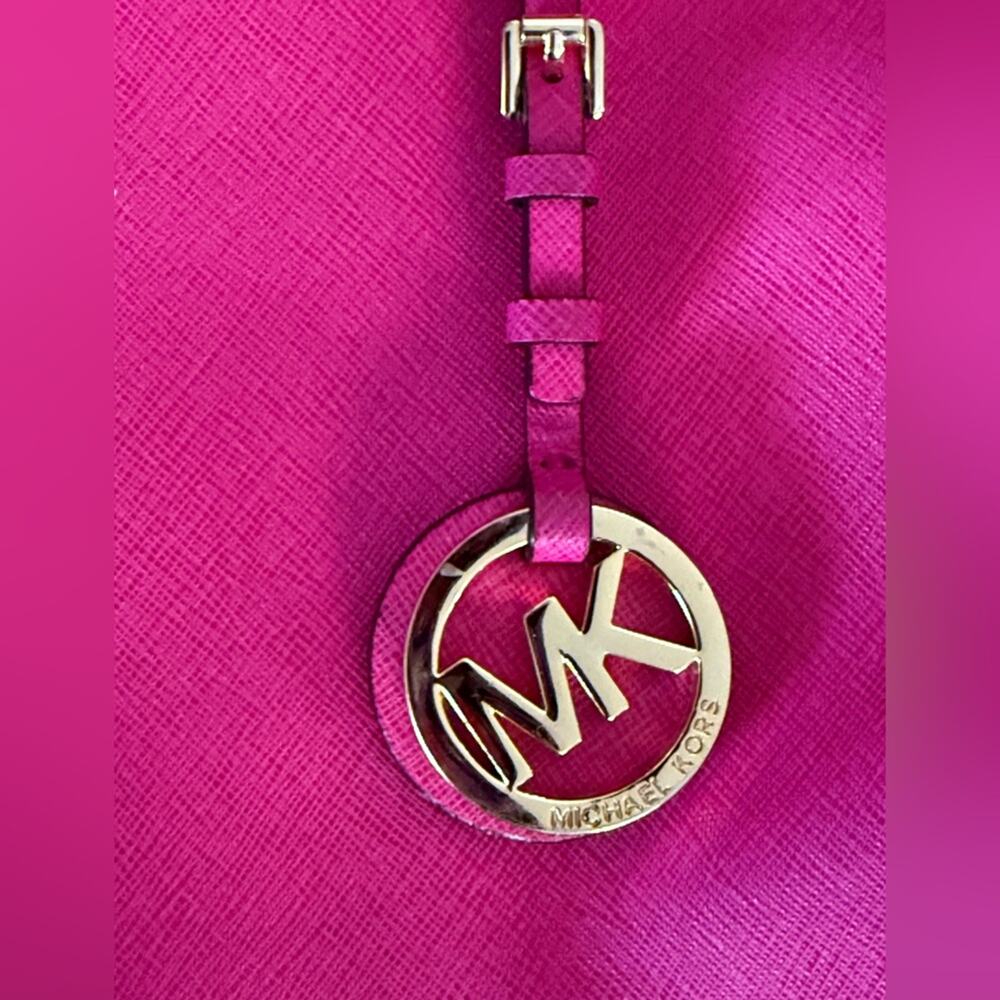 Michael Kors Hot Pink Tote Bag Purse - Picture 13 of 13